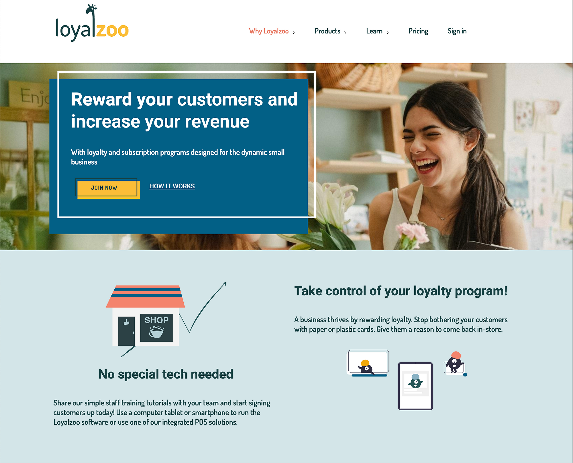 LoyalZoo Website Screenshot